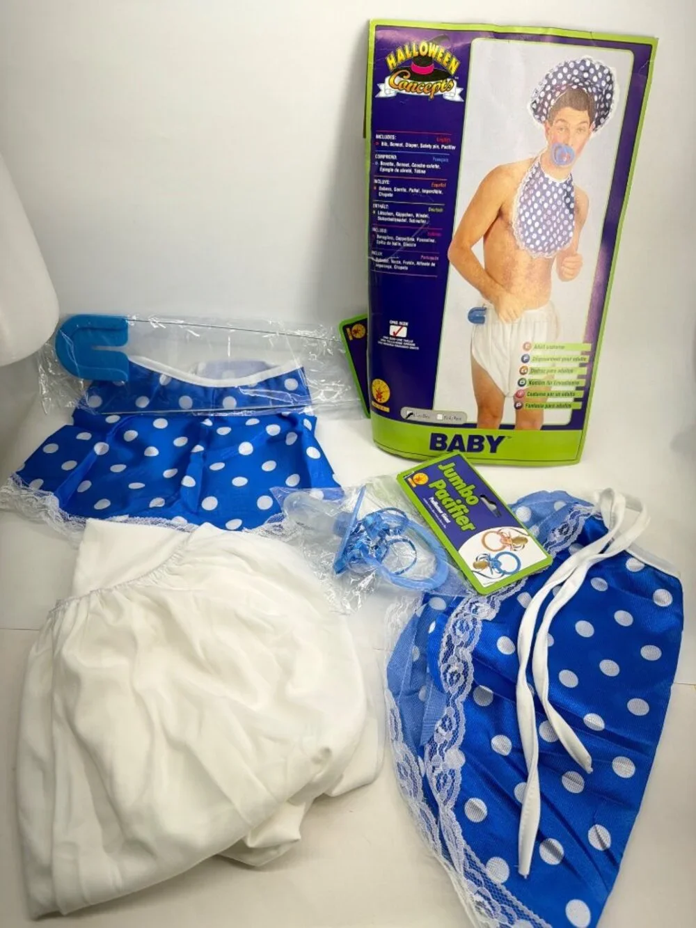 Baby Adult Halloween Costume Rubies Adult Baby Cosplay Set One Size